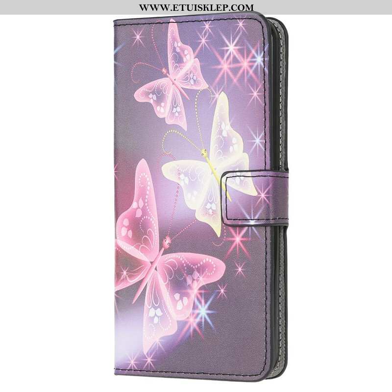 Etui Folio do Samsung Galaxy M12 / A12 Królewski Motyl